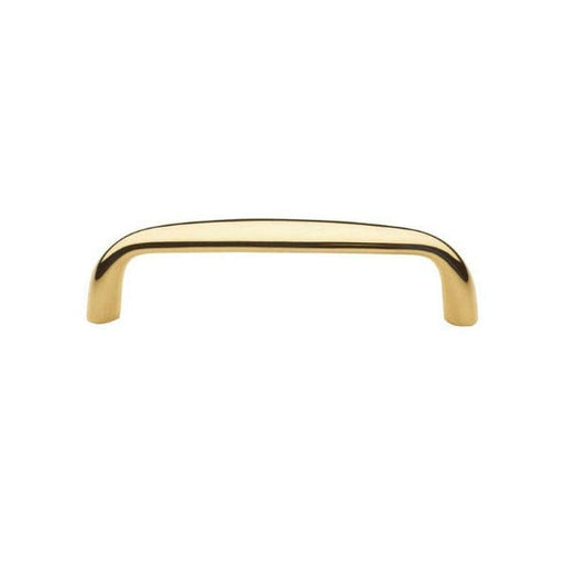 Baldwin 4480 Oval 4" CTC Cabinet Pull in Polished Brass