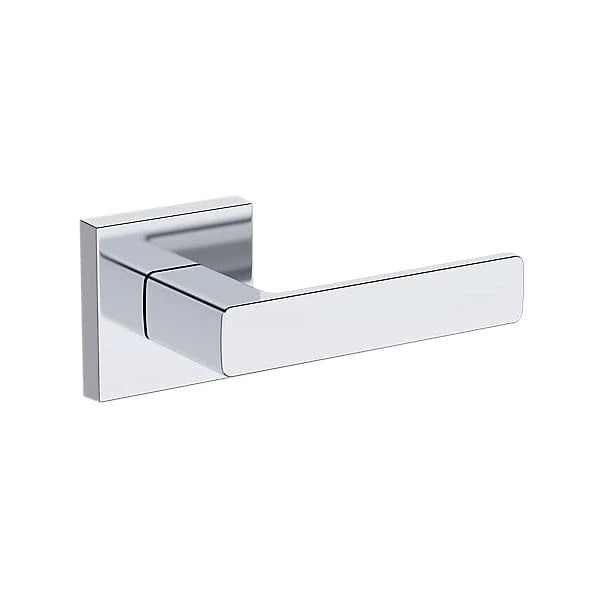 Baldwin Reserve Sharpewood Lever with Contemporary Square Rose