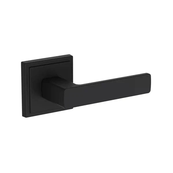 Baldwin Reserve Sharpewood Lever with Stepped Square Rose