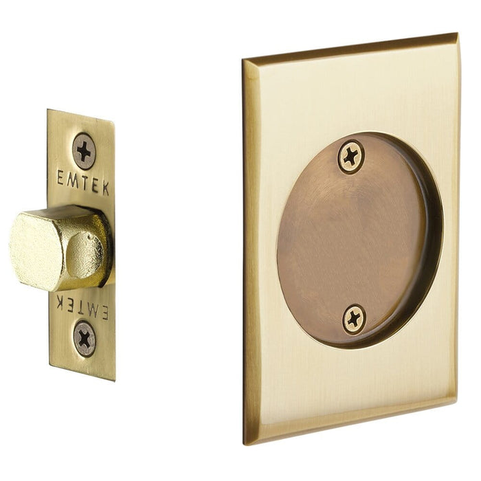 Emtek Tubular Rectangular Passage Pocket Door Lock — Express Hardware ...