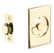 Emtek Privacy Tubular Pocket Door Lock 2015US3NL Unlacquered Brass