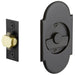 Emtek Tubular No 8 Privacy Pocket Door 2035US19 Flat Black