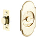 Emtek Tubular No 8 Privacy Pocket Door 2035US3NL Unlacquered Brass
