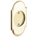 Emtek Tubular No 8 Dummy Pocket Door 2036US3NL Unlacquered Brass