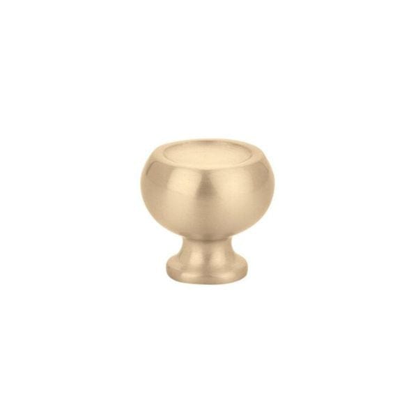 Emtek Atomic 1" Cabinet Knob 86314US4 Satin Brass