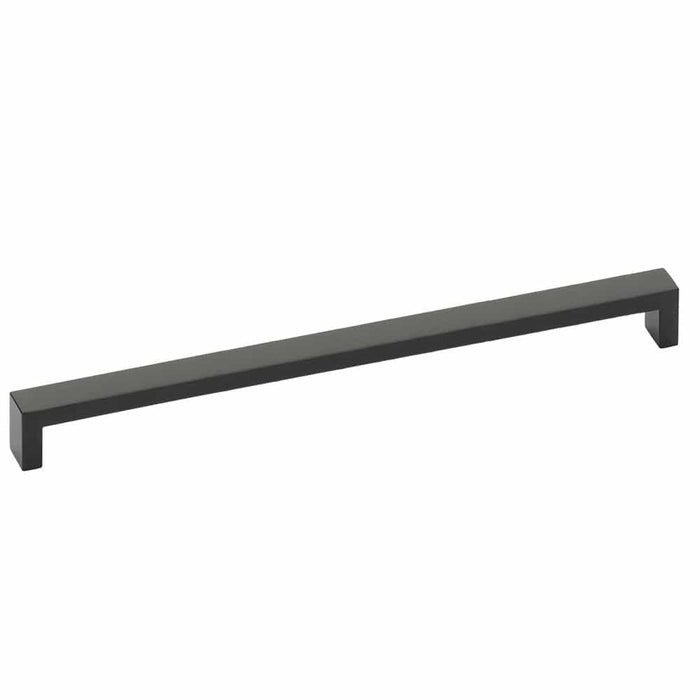 Emtek 12" Keaton Cabinet Pull 86720US19 Flat Black