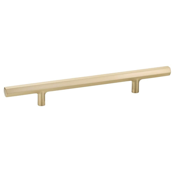 Emtek Mod Hex 6" Exteneded Cabinet Pull 86685US4 Satin Brass