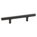 Emtek Mod Hex Extended 3 1/2" Cabinet Pull 86684US19 Flat Black