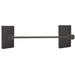 Emtek 12" Modern Brass Towel Bar With Modern Rectangular Rosette 2802412US10B Oil Rubbed Bronze