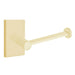 Emtek Modern Brass Paper Holder With Modern Rectangular Rosette 280412US4 Satin Brass