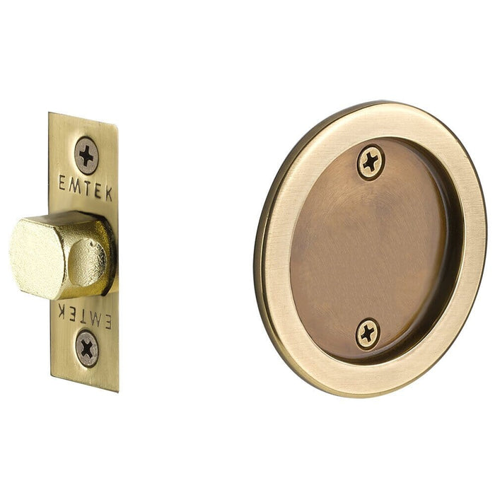 Emtek Tubular Round Passage Pocket Door Lock