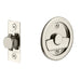 Emtek Tubular Round Privacy Pocket Door Lock 2145US14 Polished Nickel