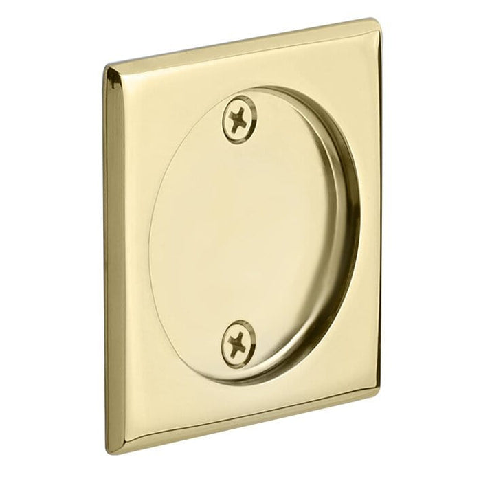 Emtek Tubular Square Dummy Pocket Door 2136US3 Polished Brass