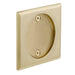 Emtek Tubular Square Dummy Pocket Door 2136US4 Satin Brass