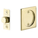 Emtek Tubular Square Passage Pocket Door 2134US3NL Unlacquered Brass