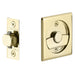 Emtek Tubular Square Privacy Pocket Door 2135US3NL Unlacquered Brass