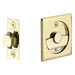 Emtek Tubular Square Privacy Pocket Door 2135US3 Polished Brass