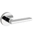 Kwikset Halifax Lever Round In Polished Chrome