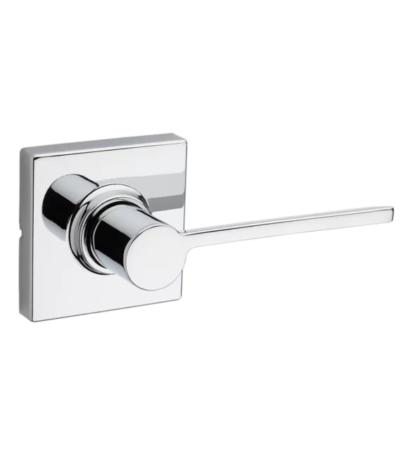 Kwisket Ladera Lever Square in Polished Chrome