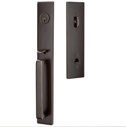 Emtek Lausanne Single Cylinder Oil Rubbed Bronze