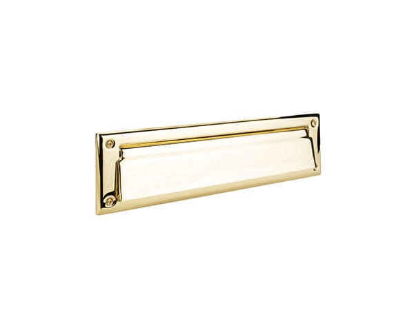 Emtek 2280 Solid Brass Mailbox Slot in Polished Brass