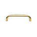 Baldwin 4480 Oval 4" CTC Cabinet Pull in Polished Brass