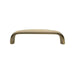 Baldwin 4480 Oval 4" CTC Cabinet Pull in Satin Brass and Black