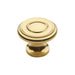 Baldwin 4491 Dominion Cabinet Knob in Polished Brass