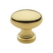 Baldwin 4910 Oval Cabinet Knob in Polished Brass