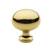 Baldwin 4913 Oval Cabinet Knob in Polished Brass