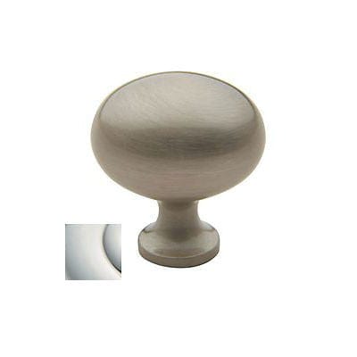Baldwin 4913 Oval Cabinet Knob in Polished Nickel
