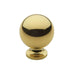 Baldwin 4960 Spherical Cabinet Knob in Polished Brass