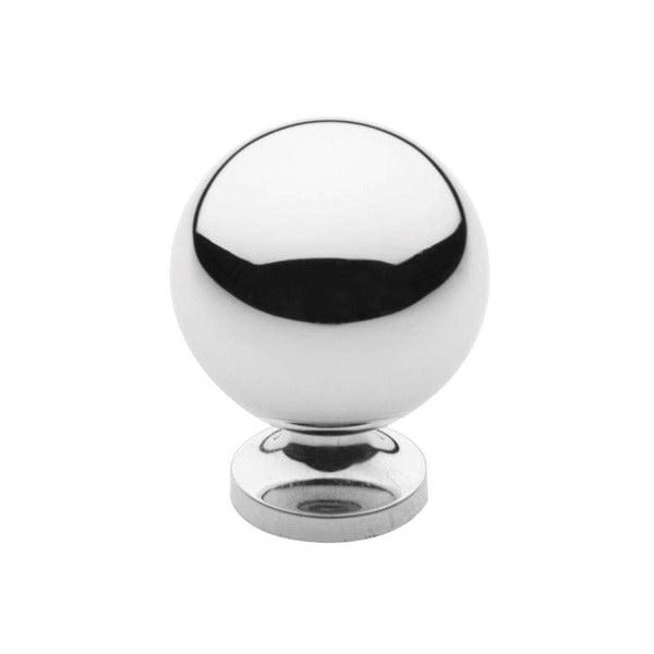 Baldwin 4960 Spherical Cabinet Knob in Polished Chrome