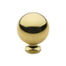 Baldwin 4961 Spherical Cabinet Knob in Polished Brass