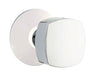 Emtek Freestone Knob with Modern Rosette in Polished Chrome