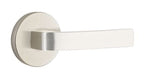 Emtek Breslin Lever with Disk Rosette in Satin Nickel