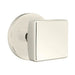 Emtek Square Knob with Disc Rosette in Polished Nickel
