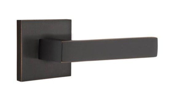 Emtek Dumont Lever with Square Rosette in Oil Rubbed Bronze