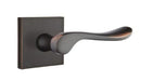 Emtek Luzern Lever with Square Rosette in Oil Rubbed Bronze
