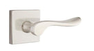 Emtek Luzern Lever with Square Rosette in Satin Nickel