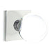 Emtek Bristol Crystal Knob with Square Rosette in Polished ChromeEmtek Bristol Crystal Knob with Square Rosette in Satin Nickel Emtek Bristol Cyrstal Knob with Square Rosette in Polished Chrome