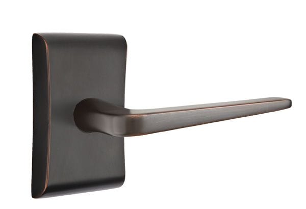 Emtek Athena Lever with Neos Rosette in Oil Rubbed Bronze