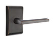 Emtek Helios Lever with Neos Rosette in OIl Rubbed Bronze