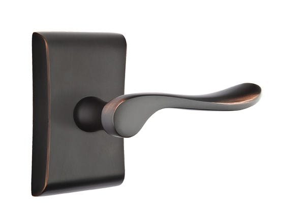 Emtek Luzern Lever with Neos Rosette in Oil Rubbed Bronze