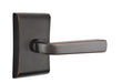 Emtek Sion Lever with Neos Rosette in Oil Rubbed Bronze
