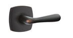 Emtek Basel Lever with Urban Modern Rosette in Oil Rubbed Bronze