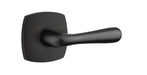 Emtek Basel Lever with Urban Modern Rosette in Flat Black