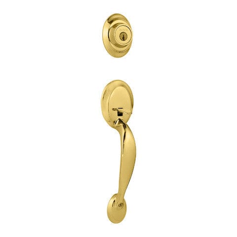 Kwikset Dakota Handleset - Polished Brass
