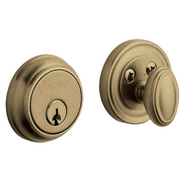 Baldwin Estate 8031 Traditional Single Cylinder Deadbolt 1 5/8" Door Prep