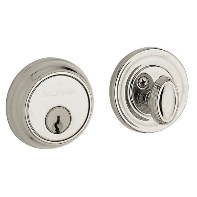 Baldwin Estate 8031 Traditional Single Cylinder Deadbolt 1 5/8" Door Prep